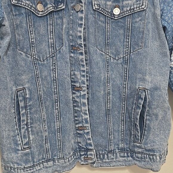 Anthropologie Avec Les Filles Jean Jacket L - Picture 4 of 10